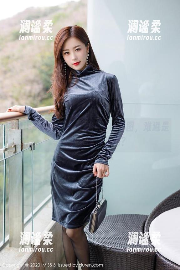 IMiss爱蜜社 - 石心琪白色原图，难道是专门为了迷惑我吗？