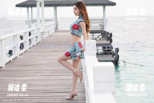 魅妍社 - Mara酱的吊带写真，整体气质让我想给她个点赞，不过…
